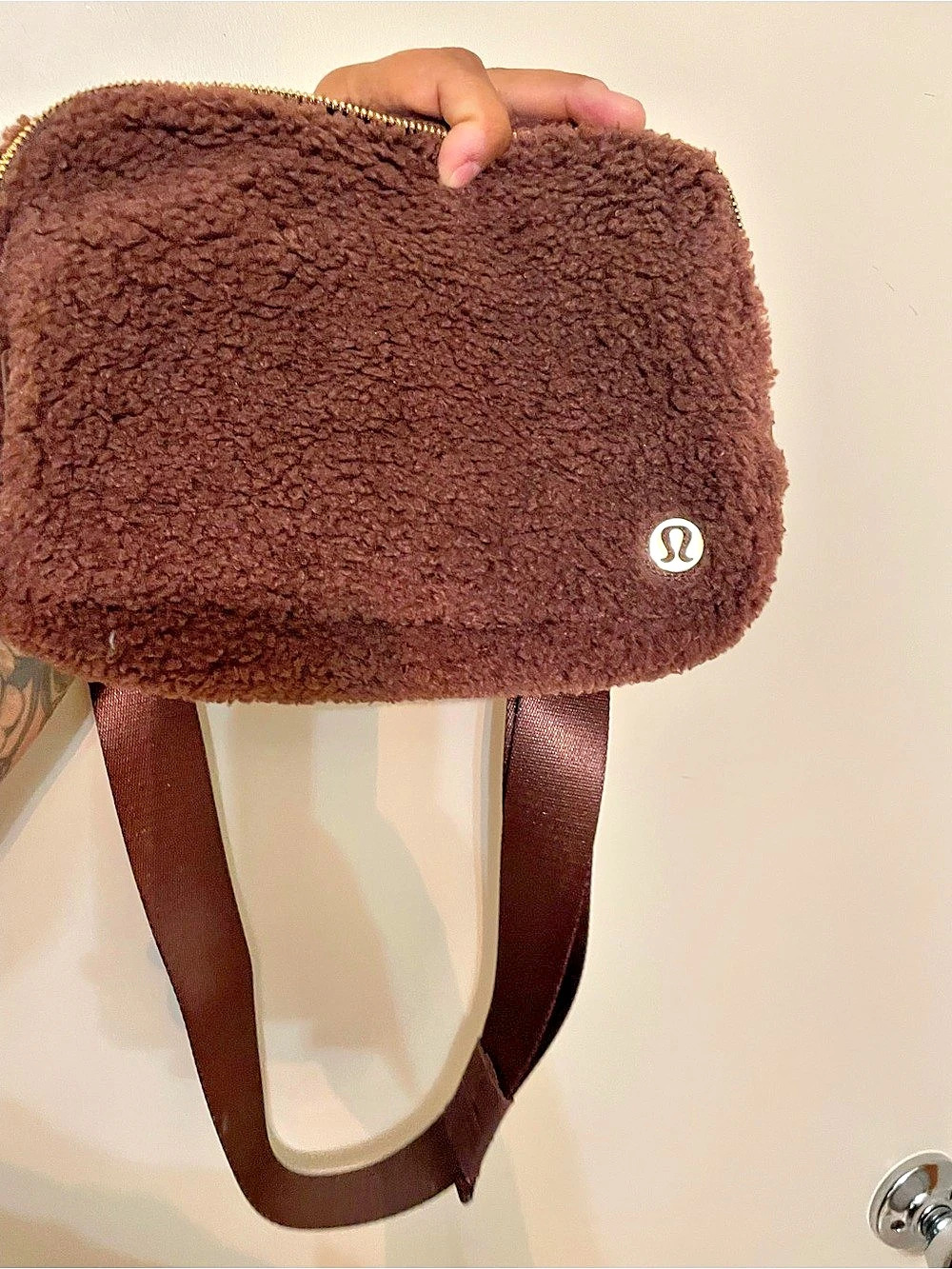 lululemon Sherpa Crossbody Bag in Brown